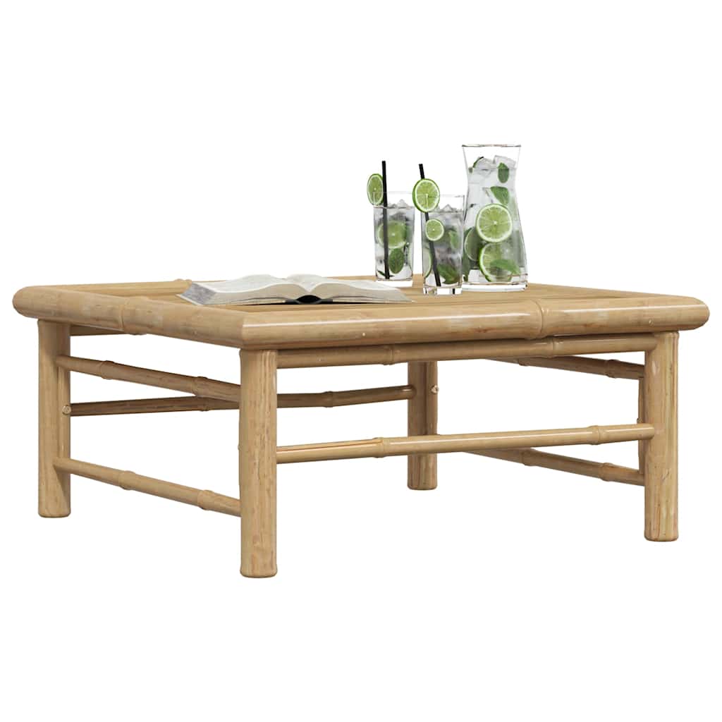 Garden Table 65x65x30 cm Bamboo