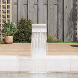 Pool Fountain 22x60x70 cm Stainless Steel 304 - Side View
