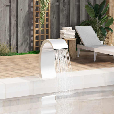 Pool Fountain 22x60x70 cm Stainless Steel 304