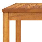 4 Piece Garden Lounge Set with Cushion Cream Solid Acacia Wood - Extra Image