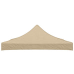 Party Tent Roof 3x3 m Beige 270 g/m?