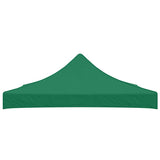 Party Tent Roof 3x3 m Green 270 g/m? - Side View