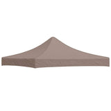 Party Tent Roof 3x3 m Taupe 270 g/m?