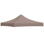 Party Tent Roof 3x3 m Taupe 270 g/m?