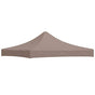Party Tent Roof 3x3 m Taupe 270 g/m?