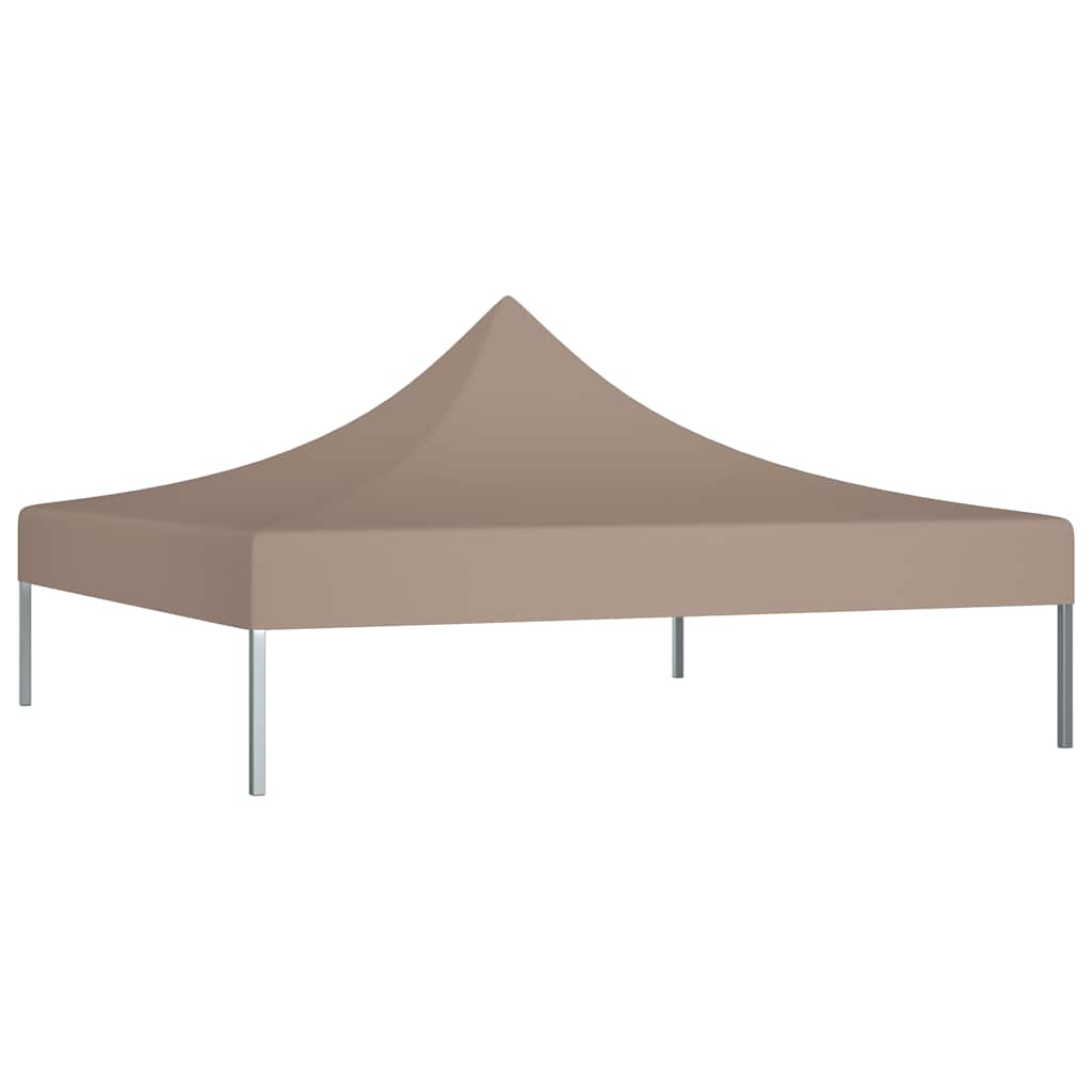 Party Tent Roof 3x3 m Taupe 270 g/m?