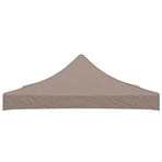 Party Tent Roof 3x3 m Taupe 270 g/m?