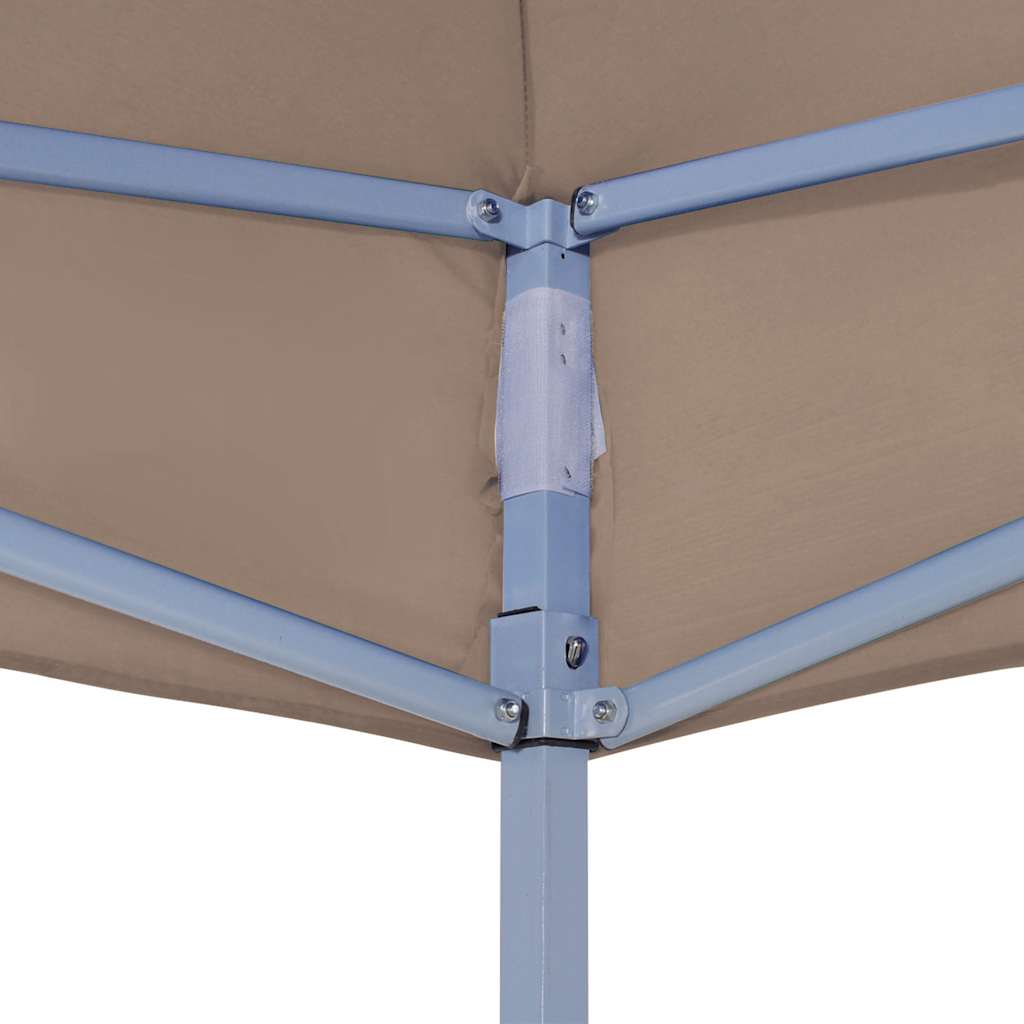 Party Tent Roof 3x3 m Taupe 270 g/m?