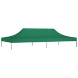 Party Tent Roof 6x3 m Green 270 g/m? - Front View