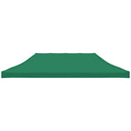 Party Tent Roof 6x3 m Green 270 g/m?