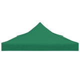 Party Tent Roof 6x3 m Green 270 g/m? - Top-Down View