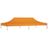 Party Tent Roof 6x3 m Orange 270 g/m? - Front View