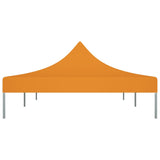 Party Tent Roof 6x3 m Orange 270 g/m? - Top-Down View