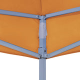 Party Tent Roof 6x3 m Orange 270 g/m? - 45-Degree Angle
