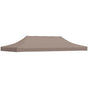 Party Tent Roof 6x3 m Taupe 270 g/m²