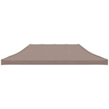 Party Tent Roof 6x3 m Taupe 270 g/m²