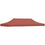 Party Tent Roof 6x3 m Terracotta 270 g/m²