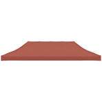 Party Tent Roof 6x3 m Terracotta 270 g/m²