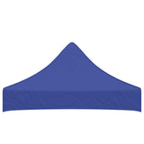 Party Tent Roof 2x2 m Blue 270 g/m² - Side View