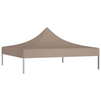 Party Tent Roof 2x2 m Taupe 270 g/m?