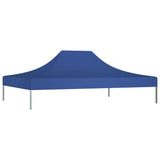 Party Tent Roof 4.5x3 m Blue 270 g/m² - Front View