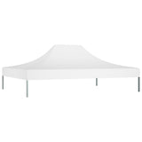 Party Tent Roof 4.5x3 m White 270 g/m² - Front View