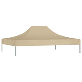 Party Tent Roof 4.5x3 m Beige 270 g/m² - Side View