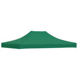 Party Tent Roof 4.5x3 m Green 270 g/m² - Front View