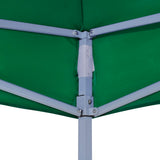 Party Tent Roof 4.5x3 m Green 270 g/m² - Rear View