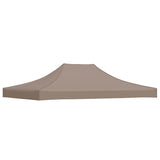 Party Tent Roof 4.5x3 m Taupe 270 g/m?