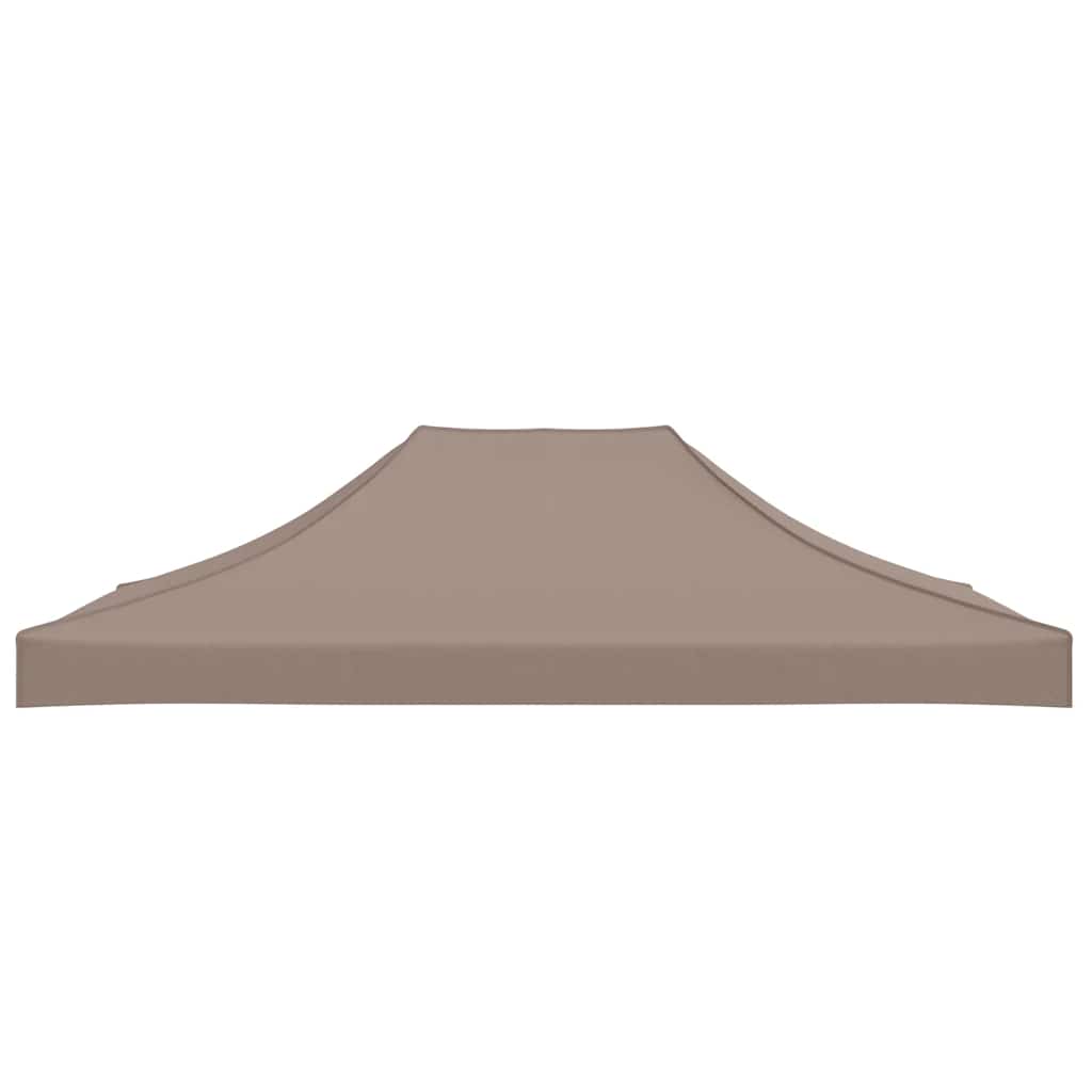 Party Tent Roof 4.5x3 m Taupe 270 g/m?