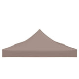 Party Tent Roof 4.5x3 m Taupe 270 g/m? - 45-Degree Angle