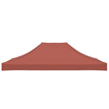 Party Tent Roof 4.5x3 m Terracotta 270 g/m²