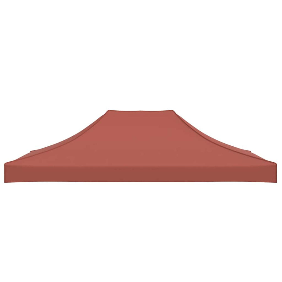 Party Tent Roof 4.5x3 m Terracotta 270 g/m²
