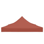 Party Tent Roof 4.5x3 m Terracotta 270 g/m²