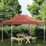 Party Tent Roof 4.5x3 m Terracotta 270 g/m²