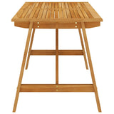 7 Piece Garden Dining Set Solid Acacia Wood - Extra Image