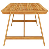 7 Piece Garden Dining Set Solid Acacia Wood