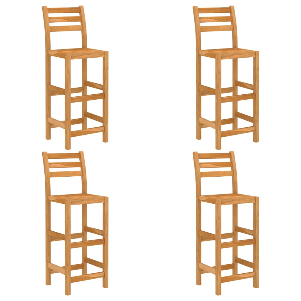 5 Piece Outdoor Bar Set Solid Acacia Wood