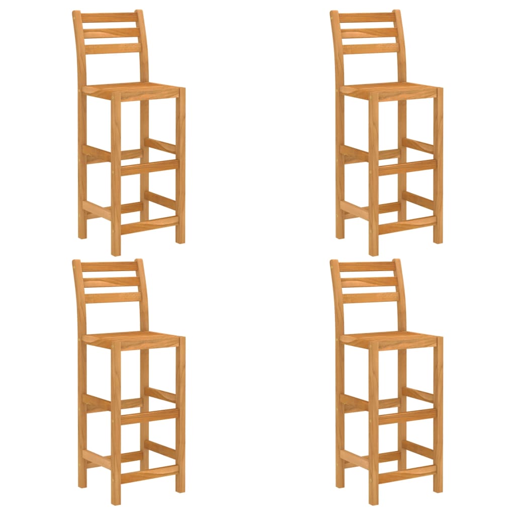 5 Piece Outdoor Bar Set Solid Acacia Wood