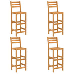 5 Piece Outdoor Bar Set Solid Acacia Wood