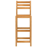 5 Piece Outdoor Bar Set Solid Acacia Wood - Rear View