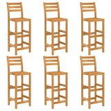 7 Piece Outdoor Bar Set Solid Acacia Wood