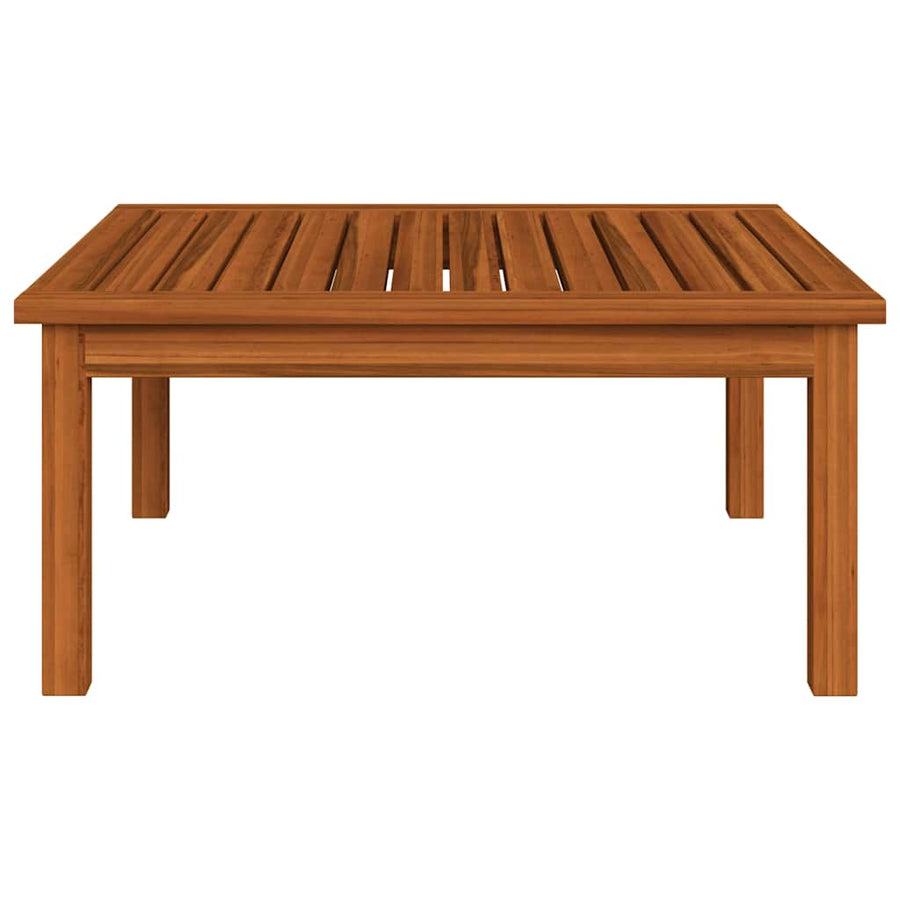 4 Piece Garden Lounge Set with Cushions Cream 63x63 cm