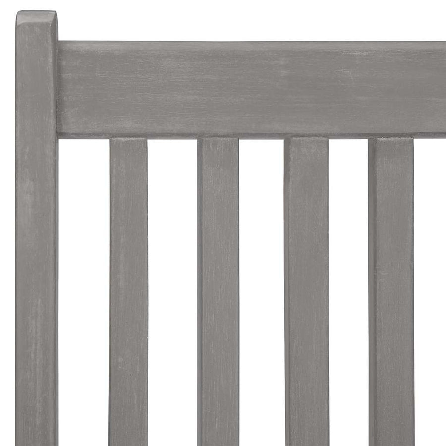 5 Piece Garden Dining Set (150-200)x100 cm Grey