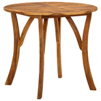 3 Piece Garden Dining Set 85x75 cm Solid Acacia Wood
