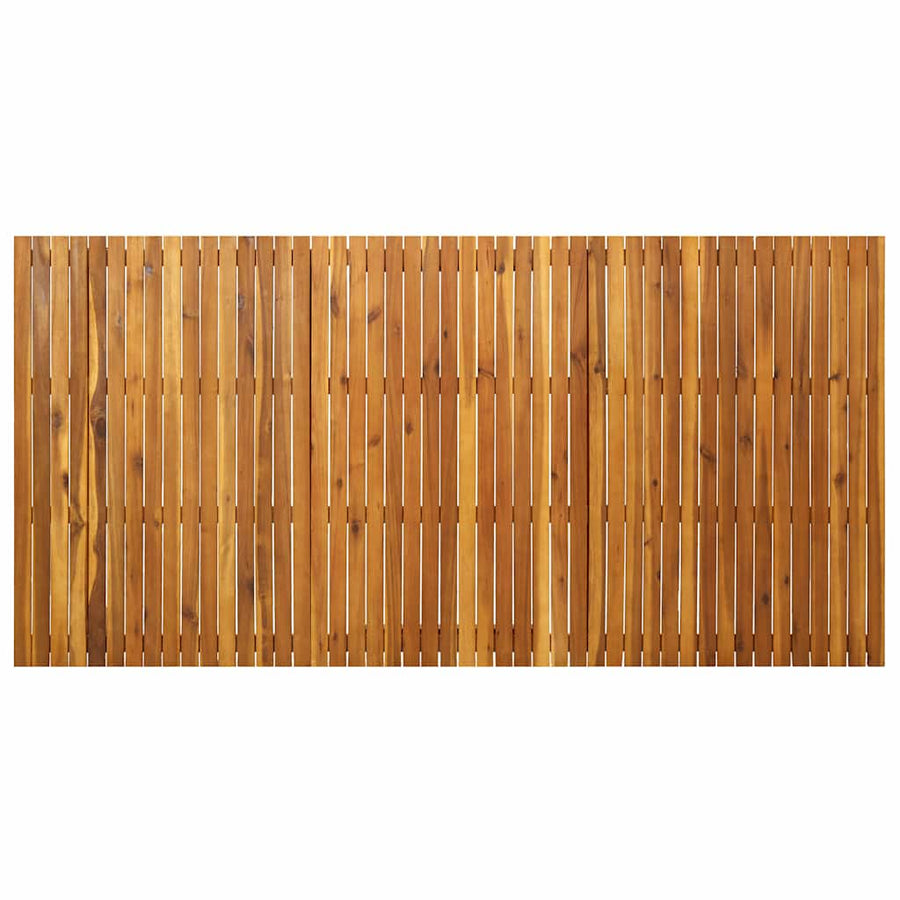 9 Piece Garden Dining Set 201.5x100 cm Solid Acacia Wood