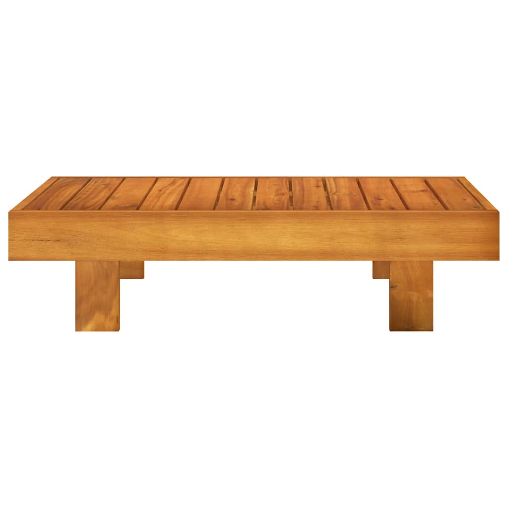 4 Piece Garden Lounge Set with Cushions 100x60 cm Acacia Wood
