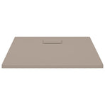 Shower Base Tray SMC Brown 90x90 cm