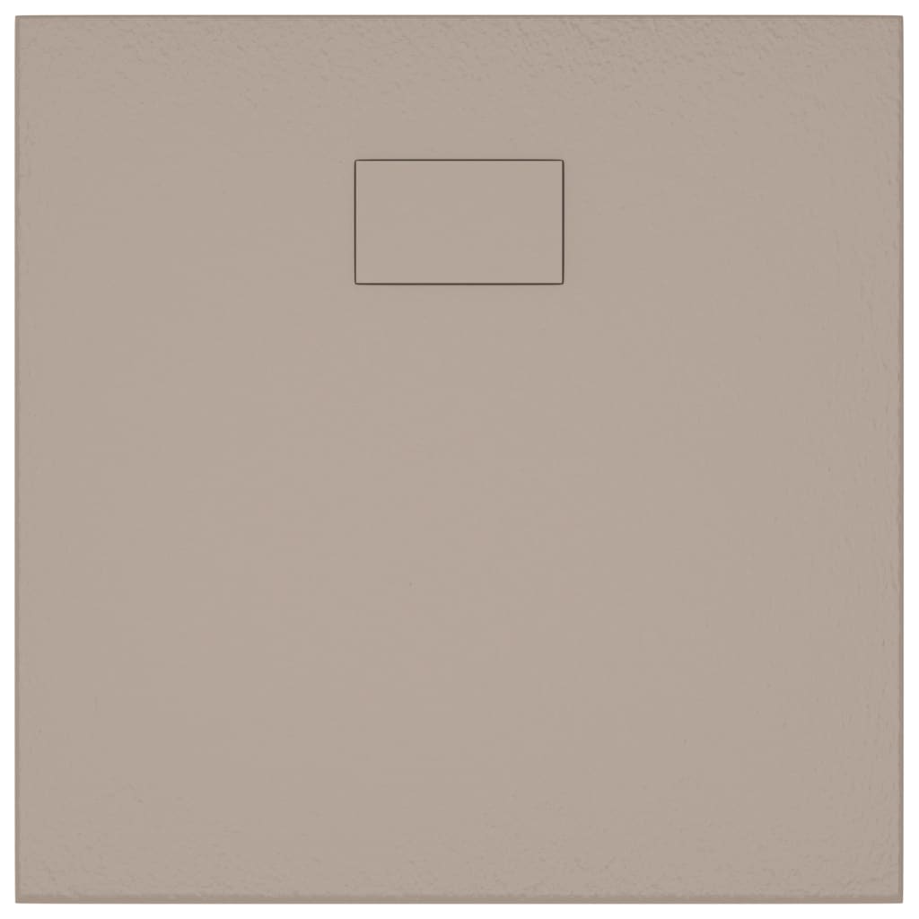 Shower Base Tray SMC Brown 90x90 cm